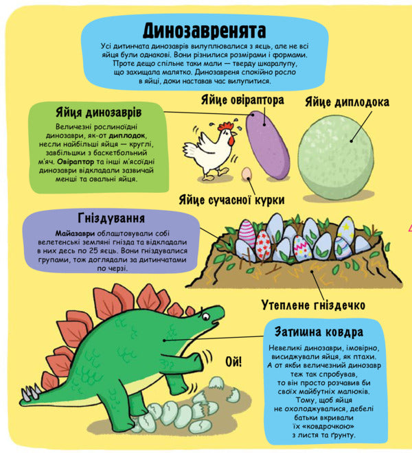 Little explorers. Dinosaurs / Маленькі дослідники. Динозаври  978-617-7563-20-3-3