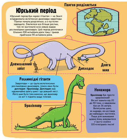 Little explorers. Dinosaurs / Маленькі дослідники. Динозаври  978-617-7563-20-3-5