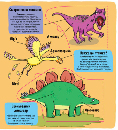 Little explorers. Dinosaurs / Маленькі дослідники. Динозаври  978-617-7563-20-3-6