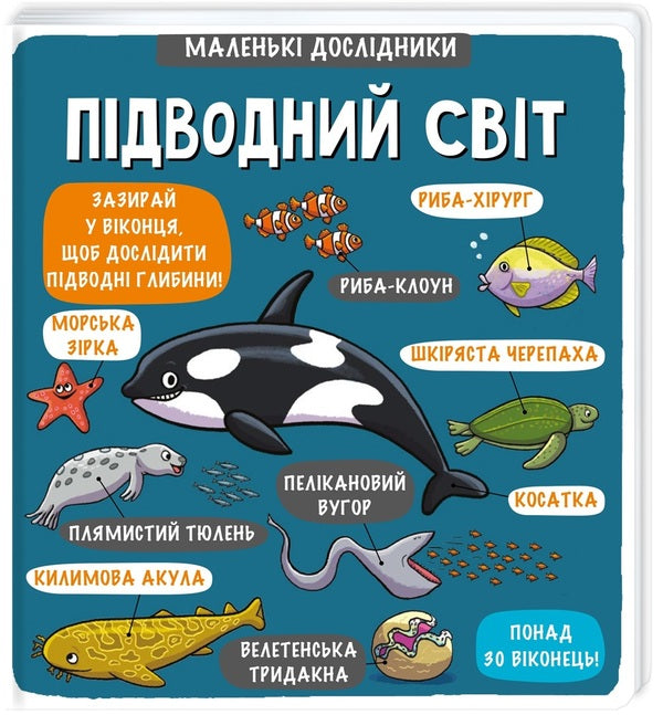 Little explorers. Underwater world / Маленькі дослідники. Підводний світ  978-617-7563-49-4-1