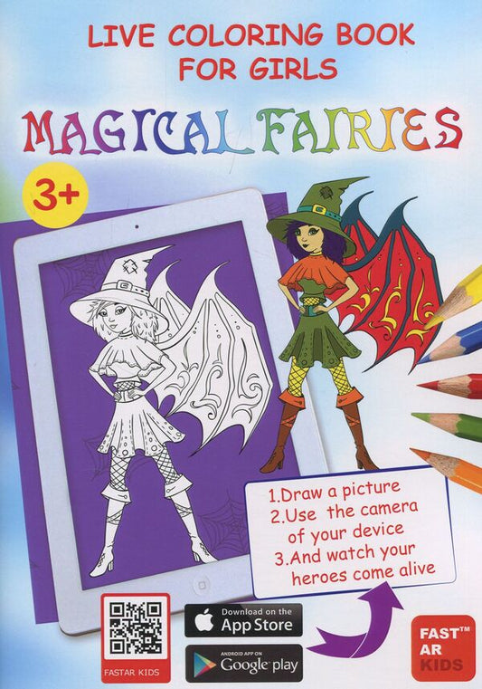 Live Coloring Book for Girls. Magical Fairies / Live Coloring Book for Girls. Magical Fairies  978-617-7625-46-8-1
