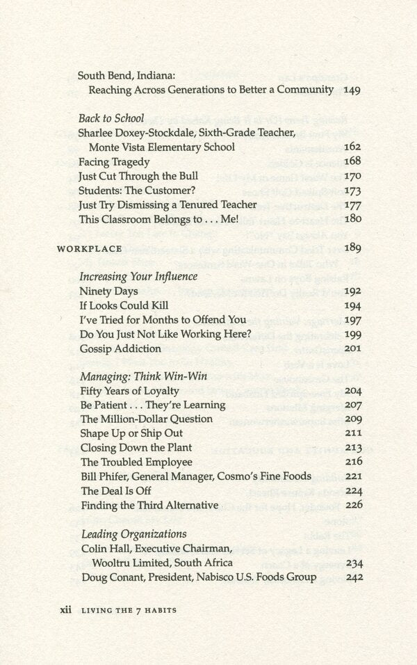 Living The 7 Habits. The Courage To Change / Living The 7 Habits. The Courage To Change Стивен Кови 978-0-7432-0906-9-5