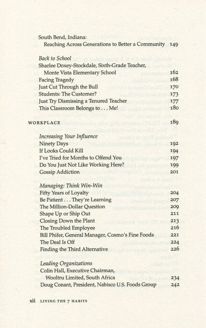 Living The 7 Habits. The Courage To Change / Living The 7 Habits. The Courage To Change Стивен Кови 978-0-7432-0906-9-5