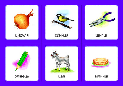 Logopedic lotto. Associations. In 4 parts. Set 1. Sounds [з]-[з], [с]-[с], [з]-[с], [ц]-[ц], [с]-[ц] / Логопедичне лото. Асоціації. У 4х частинах. Комплект 1. Звуки [з]-[з], [с]-[с], [з]-[с], [ц]-[ц], [с]-[ц] Валентина Рожнив 978-966-10-5979-4, 978-966-10-3784-6-6