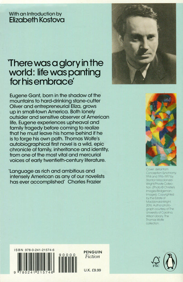 Look Homeward, Angel Thomas Wolfe / Томас Вулф 9780241215746-2