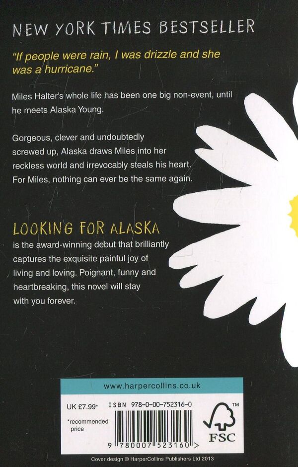 Looking for Alaska / Looking for Alaska Джон Грин 9780007523160-2