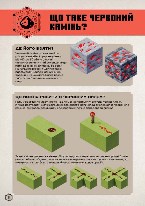 MINECRAFT. Redstone Guide / MINECRAFT. Посібник з червоного каменю Thomas McBrain / Томас Макбраєн 9786175231548-2