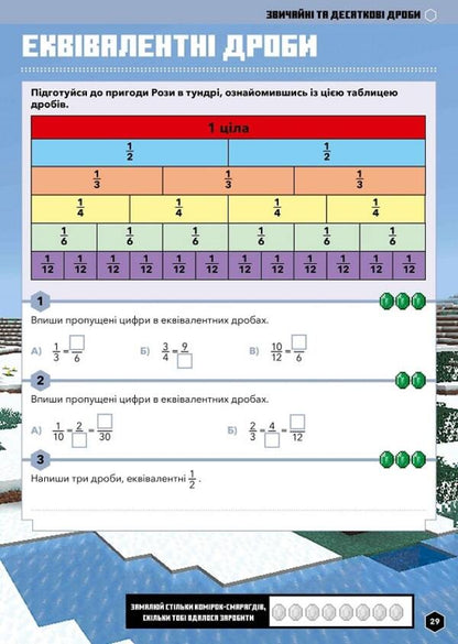 MINECRAFT Mathematics. The official guide. 9-10 years old / MINECRAFT Математика. Офіційний посібник. 9-10 років Дэн Липскомб, Брэд Томпсон 9786175230053-6