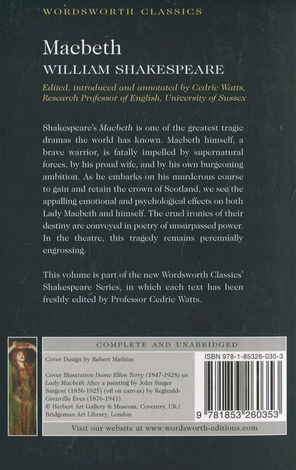 Macbeth William Shakespeare / Уильям Шекспир 9781853260353-2