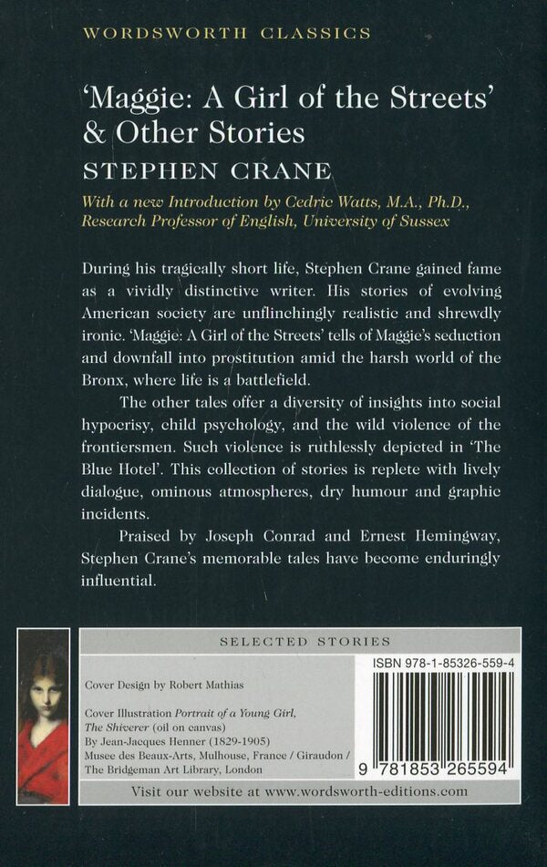 Maggie. A Girl of the Streets and Other Stories / Maggie. A Girl of the Streets and Other Stories Стивен Крейн 9781853265594-2