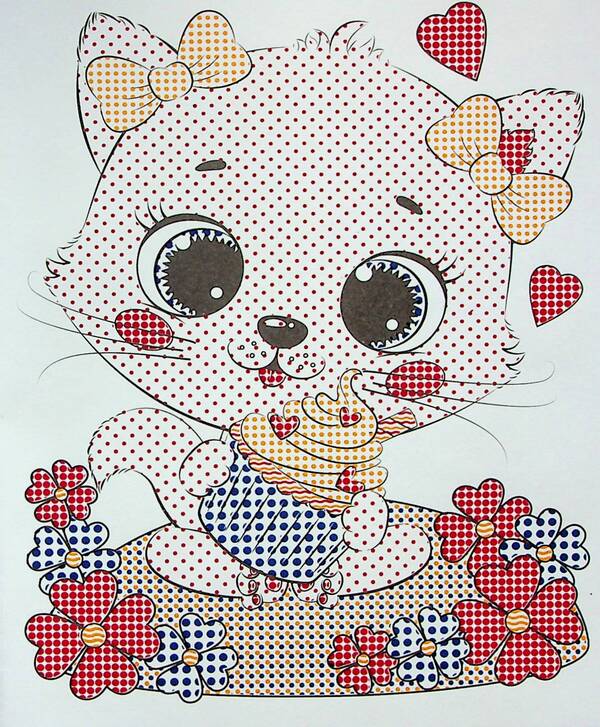 Magic coloring pages. + Bright stickers. Little girl / Магічні розмальовки. + Яскраві наліпки. Дівчатка  482-307-614-880-5-5