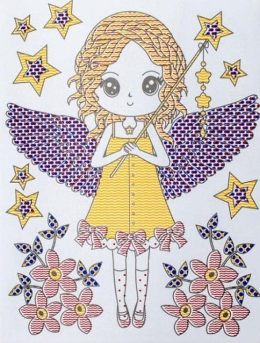 Magical Coloring Pages + Bright Stickers. Little Girl / Магічні розмальовки + яскраві наліпки. Дівчатка / Author not specified 4826477788953-2