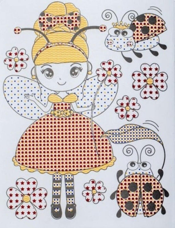 Magical Coloring Pages + Bright Stickers. Little Girl / Магічні розмальовки + яскраві наліпки. Дівчатка / Author not specified 4826477788953-5