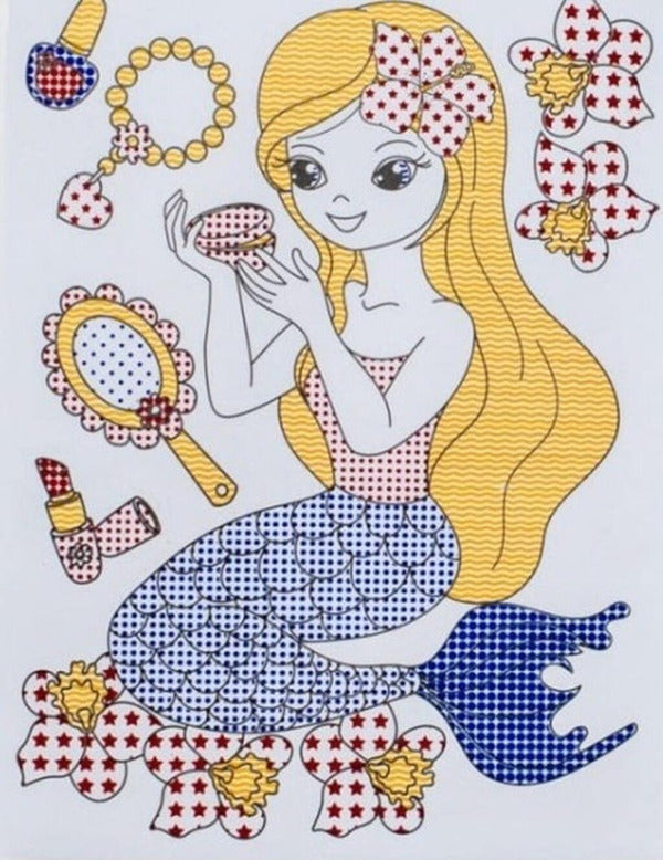 Magical Coloring Pages + Bright Stickers. Mermaids / Магічні розмальовки + яскраві наліпки. Русалки / Author not specified 4826477788960-4