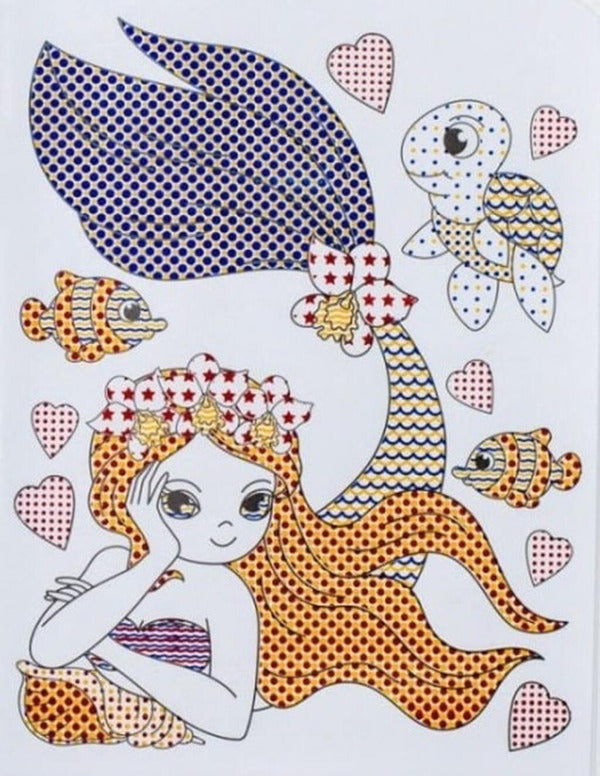 Magical Coloring Pages + Bright Stickers. Mermaids / Магічні розмальовки + яскраві наліпки. Русалки / Author not specified 4826477788960-5