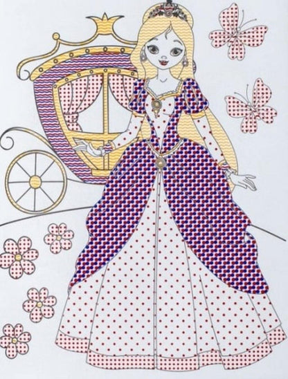 Magical Coloring Pages + Bright Stickers. Princesses / Магічні розмальовки + яскраві наліпки. Принцеси / Author not specified 4826477788946-2