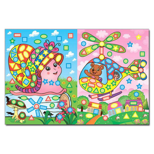 Magical Mosaic With Stickers Red - Чарвна мозака з налпками Червона - Author not specified 9786175367520-2