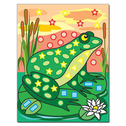 Magical mosaic with stickers. Frog / Чарівна мозаїка з наліпками. Жабка  978-617-536-210-5-3