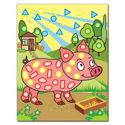 Magical mosaic with stickers. Frog / Чарівна мозаїка з наліпками. Жабка  978-617-536-210-5-4