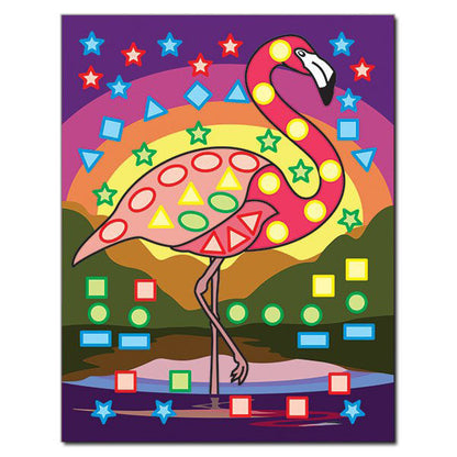 Magical mosaic with stickers. Hummingbird / Чарівна мозаїка з наліпками. Колібрі  978-617-536-212-9-3