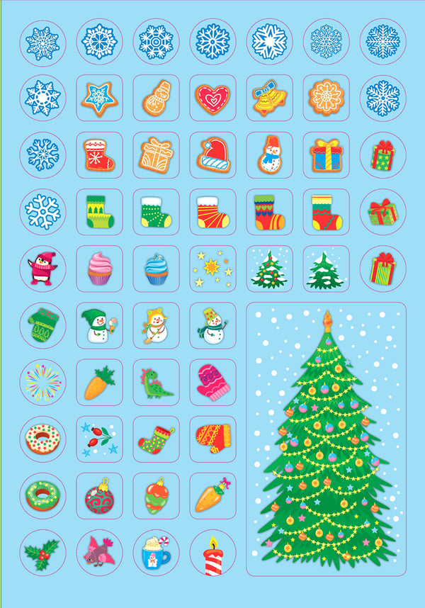Magical stories. Festive decorative stickers / Чарівні історії. Святкові наліпки-прикрашалки  978-617-544-016-2-6