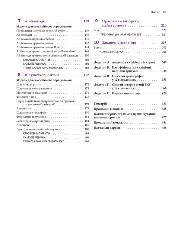 Main Arrhythmias With ECG In 12 Leads - Основн аритм з ЕКГ у 12 вдведеннях Gail Walraven - Гейл Уолравен 9786178347291-4