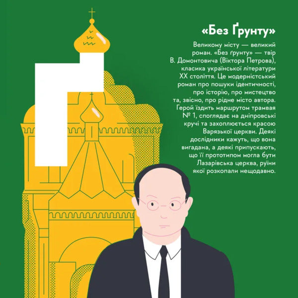 Mandrivook Book. Dnipro / Книжечка-мандрівочка. Дніпро Maxim Bespalov, Irina Taranenko, Martha Leshak / Максим Беспалов, Ирина Тараненко, Марта Лешак 9789664484005-5
