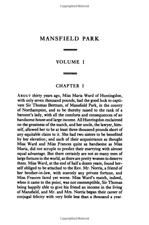 Mansfield Park / Mansfield Park Джейн Остин 978-0-00-742029-2-4