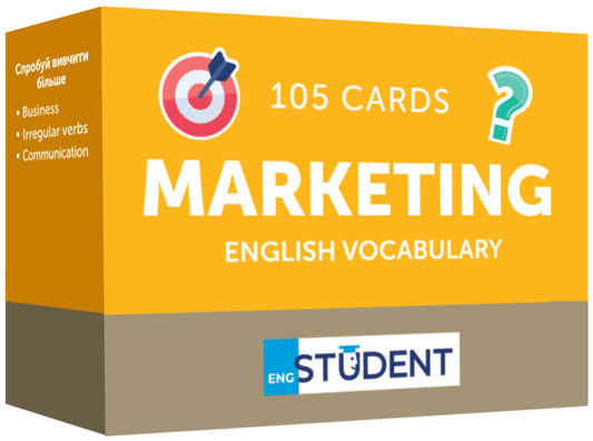 Marketing English Vocabulary. 105 cards / Marketing English Vocabulary. 105 карток  9786177702541-1