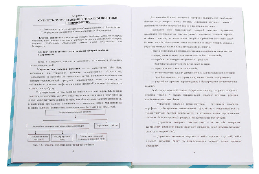 Marketing Product Policy / Маркетингова товарна політика Mikhail Oklander, Maryna Kirnosova / Михайл Окландер, Марина Кірносова 9786110118842-4