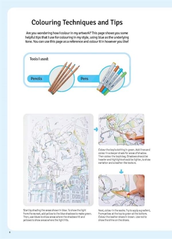 Master Of Manga: A Coloring Book By Narano Narano / Нарано 9781915751218-2