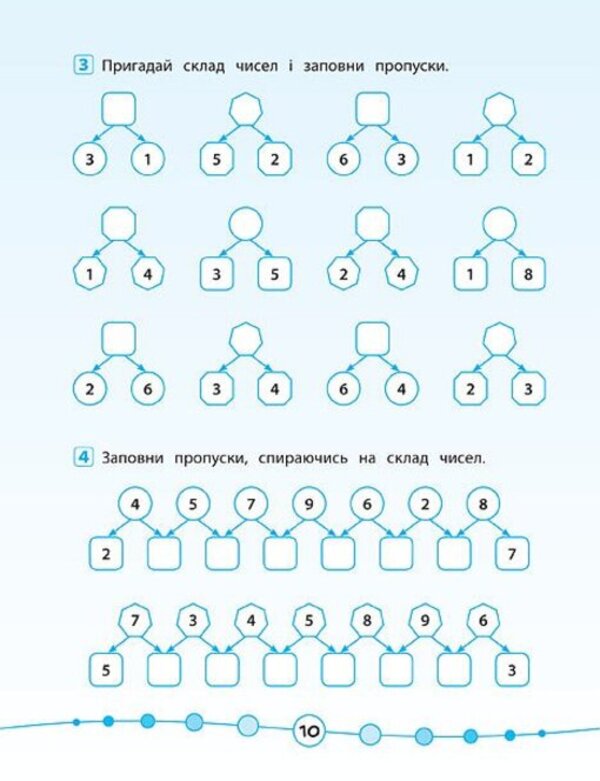 Math.Tests.1st class / Математика. Тести. 1 клас Юлия Сикора 978-966-284-580-8-4