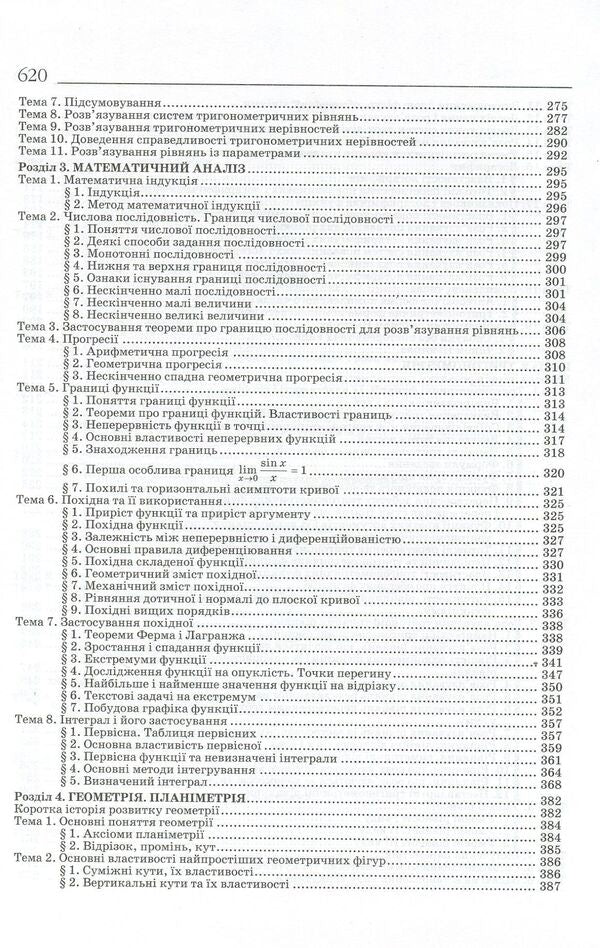 Math.The guide for applicants and students / Математика. Довідник для абітурієнтів та школярів Рудольф Ушаков, Александр Гайштут, Александр Шамович 978-966-178-904-2-5