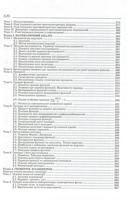 Math.The guide for applicants and students / Математика. Довідник для абітурієнтів та школярів Рудольф Ушаков, Александр Гайштут, Александр Шамович 978-966-178-904-2-5