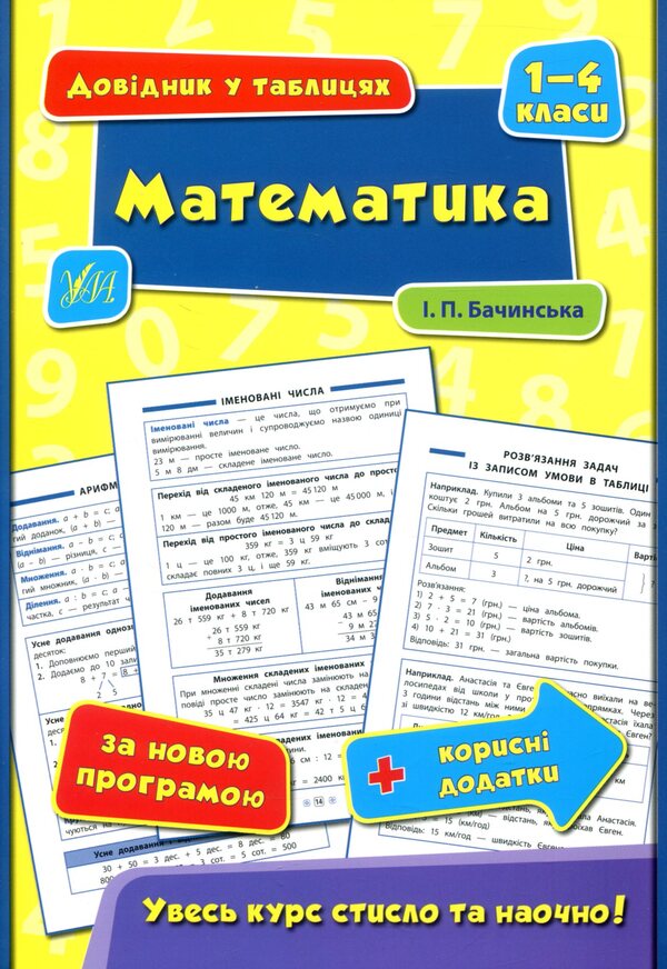 Math. 1-4 classes / Математика. 1-4 класи Инна Бачинская 978-966-284-433-7, 978-966-284-420-7-1