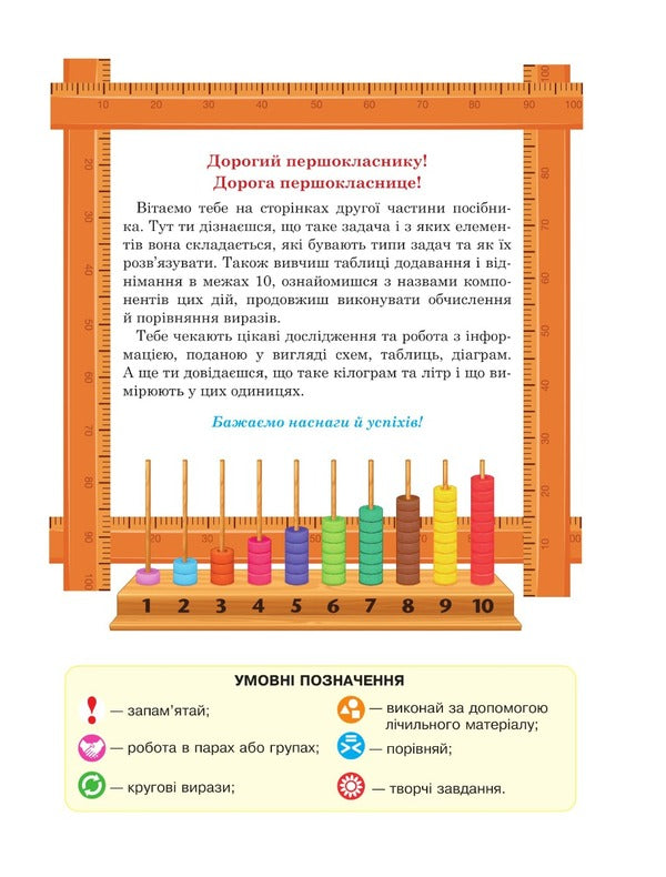 Math. 1St Class. Part 2 / Математика. 1 клас. Частина 2 Mark Bedenko, Natalya Budnaya / Марк Беденко, Наталія Будно 9789661068864-4