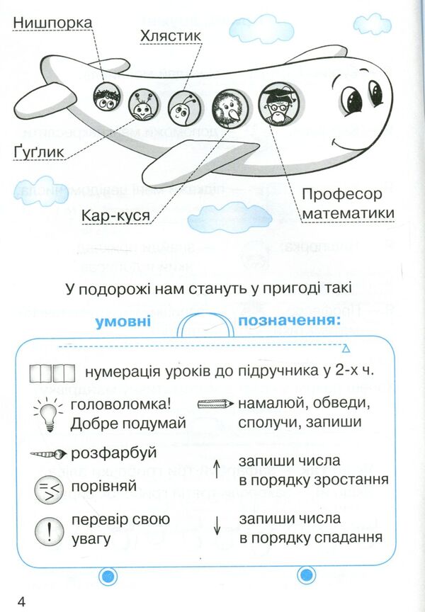 Math. 1st class. 2nd part. A workbook / Математика. 1 клас. 2 частина. Робочий зошит Ольга Гись, Ирина Филяк, Мирослава Зелинская 978-617-09-2725-5-4