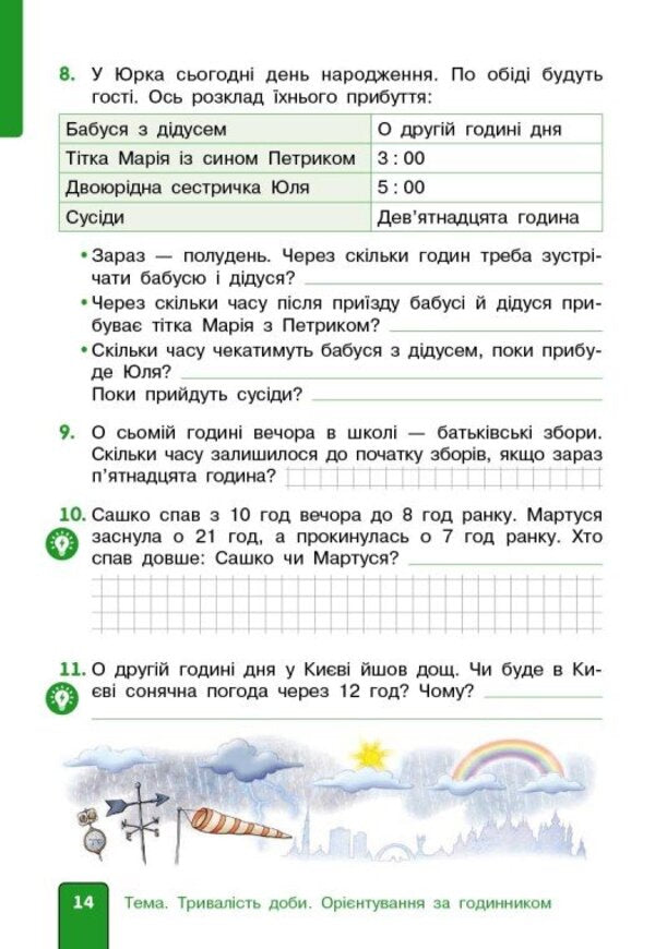 Math. 2nd class. Study guide in 3 parts. Part 3 / Математика. 2 клас. Навчальний посібник у 3-х частинах. Частина 3 Ольга Гись, Ирина Филяк 9786170988010-4