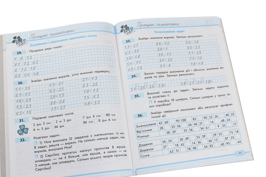 Math. 2nd class. Study notebook. In 3 parts. Part 3 / Математика. 2 клас. Навчальний зошит. У 3 частинах. Частина 3 Оксана Оноприенко, Светлана Скворцова 978-617-09-1104-9-6