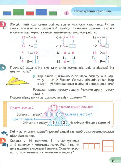 Math. 2nd class. Study notebook in 4 parts. Part 2 (+ Working independently 2 + Color tab) / Математика. 2 клас. Навчальний зошит у 4 частинах. Частина 2 (+ Додаток 'Працюю самостійно 2' + Кольорова вкладка) Оксана Оноприенко, Светлана Скворцова 978-617-09-5441-1-6