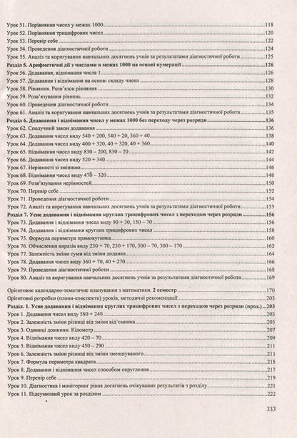 Math. 3rd grade Development of lessons / Математика. 3 клас. Розробки уроків Антонина Заика, Светлана Тарнавская 978-966-07-3850-8-4