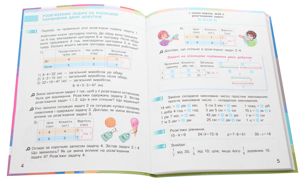 Math. 3rd grade In 2 parts. Part 2 / Математика. 3 клас. У 2 частинах. Частина 2 Оксана Оноприенко, Светлана Скворцова 978-617-09-6279-9-4