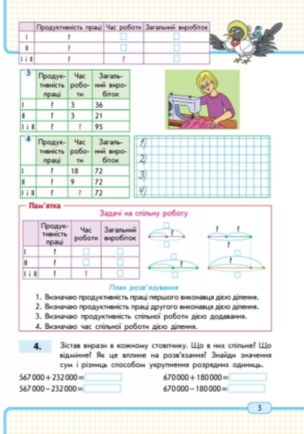 Math. 4th grade Study notebook. 2nd part / Математика. 4 клас. Навчальний зошит. 2 частина Оксана Оноприенко, Светлана Скворцова 9786170921017-3