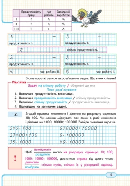 Math. 4th grade Study notebook. 2nd part / Математика. 4 клас. Навчальний зошит. 2 частина Оксана Оноприенко, Светлана Скворцова 9786170921017-5