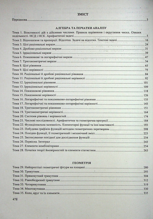 Math. Comprehensive preparation for ZNO and DPA 2024 / Математика. Комплексна підготовка до ЗНО і ДПА 2024 Анатолий Капиносов 978-966-07-3667-2-2