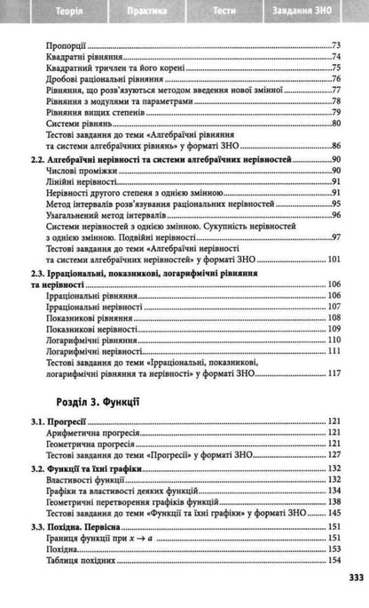 Math. Educational and practical guide. ZNO DPA 2022 / Математика. Навчально-практичний довідник. ЗНО ДПА 2022 Александр Каплун 978-966-939-845-1-5