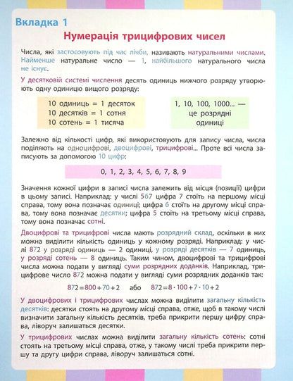Math. Study notebook in 4 parts. Part 1. 4th grade / Математика. Навчальний зошит у 4-х частинах. Частина 1. 4 клас Оксана Оноприенко, Светлана Скворцова 978-617-09-7302-3-4