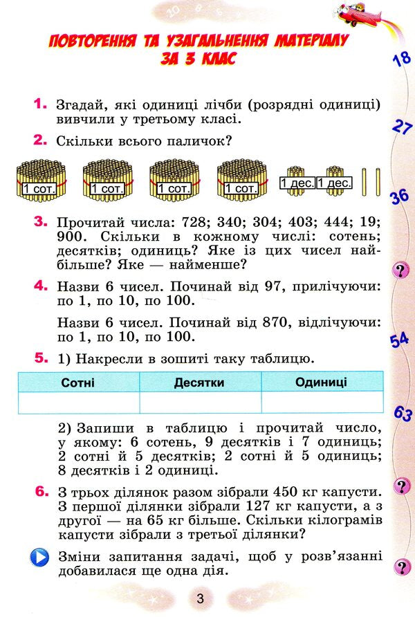 Math. Textbook in 2 parts. Part 1. 4th grade / Математика. Підручник у 2-х частинах. Частина 1. 4 клас Григорий Лишенко 978-966-11-1206-2-4