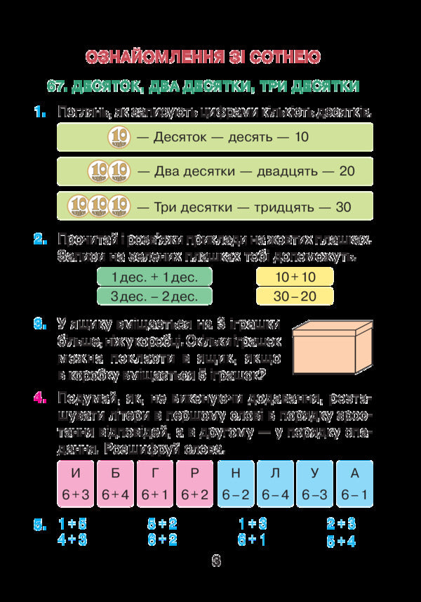 Math We Form Mathematical Ideas Guide For 1St Grade In 2 Parts Part 2 - Математика Формумо математичн уявлення Посбник для 1 класу У 2 частинах Частина 2 Mark Bedenko - Марк Беденко 9789661028332-4