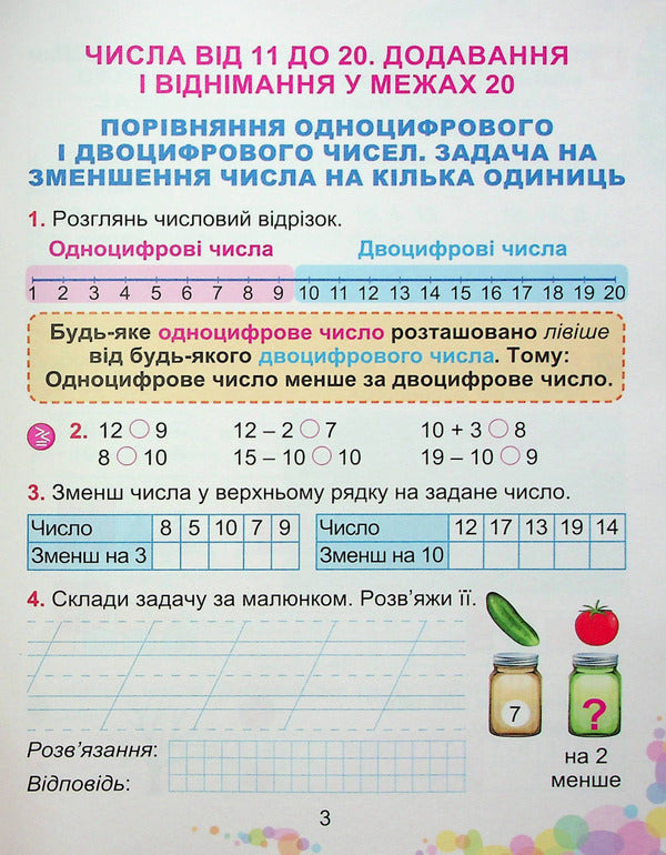 Mathematics. 1Class. Tutorial In 3 Parts. Part 3 - Математика. 1клас. Навчальний посбник в 3-х частинах. Частина 3 Alexander Ister - Олександр стер 9786178363147-5